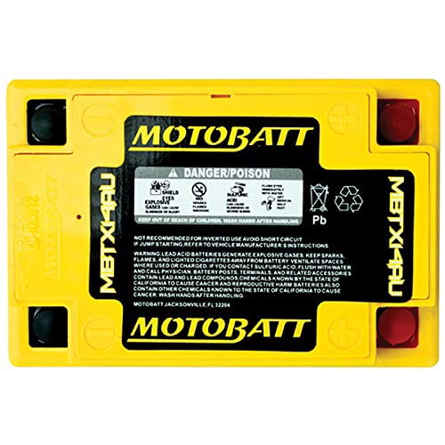 Batería Motobatt MBTX14AU AGM | 30% Más Potencia, Sin Mantenimiento
