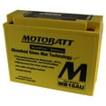 thumbnail image 1 of MotoBatt MB16AU (12V 20.5 Amp) 250CCA Factory Activated QuadFlex AGM Battery, 1 of 8