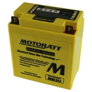MotoBatt MB3U 12V 3.8 Amp 40CCA Factory Activated QuadFlex AGM Battery