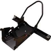 MotoBrackets Heavy-Duty Steel Black Motorcycle Front Wheel Chock