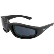 MotoFrames MF Payback Padded Motorcycle Sunglasses Black Frames Black