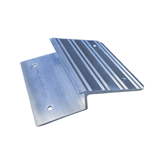 MotoProducts Aluminum Ramp Plate Kit Turns 2" x 8" Boards Into A Skid-Resistant Sturdy Ramp 2-Pack