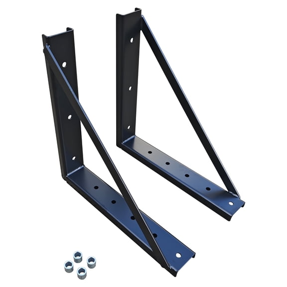 MotoProducts Steel Brackets for Underbody Truck Tool Box 24x18 - Sold in Pairs