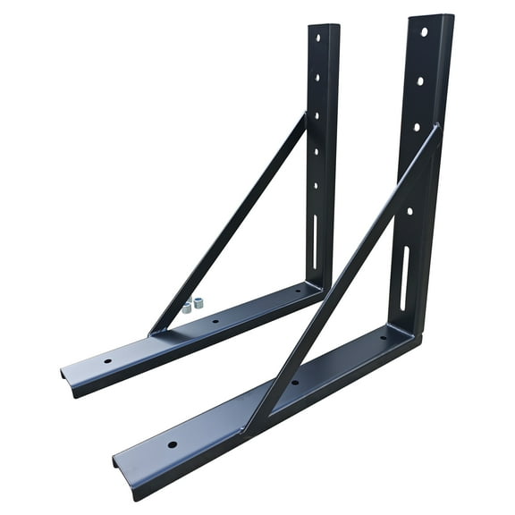MotoProducts Steel Brackets for Underbody Truck Tool Box 24x24 - Sold in Pairs