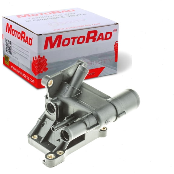 MotoRad Engine Coolant Thermostat Housing compatible with Ford Escape 2.3L 2.5L L4 2005-2017