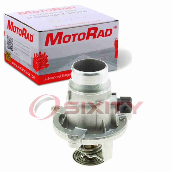 MotoRad Engine Coolant Thermostat compatible with BMW M550i xDrive 2018