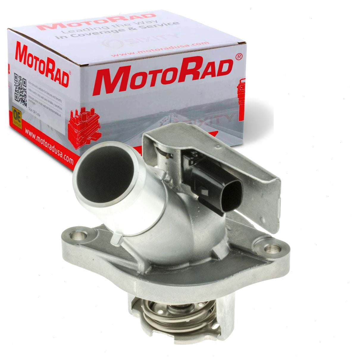 MotoRad Engine Coolant Thermostat compatible with Chevrolet Colorado 2015-2018