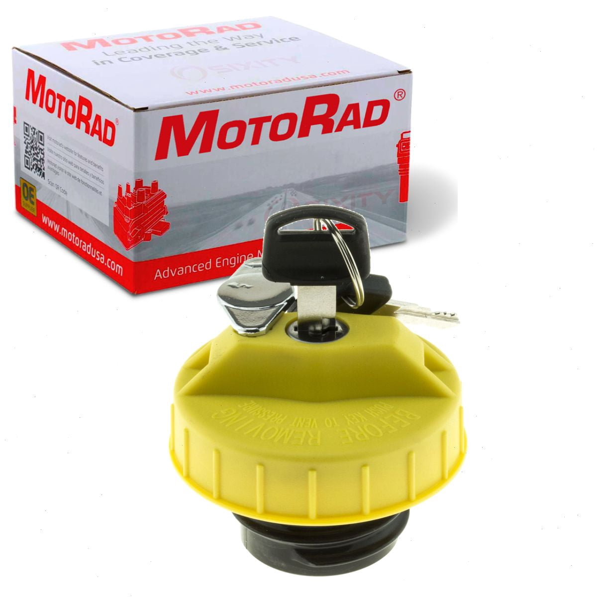 MotoRad Gas Cap compatible with Chevrolet Silverado 2500 HD 6.0L V8 2011