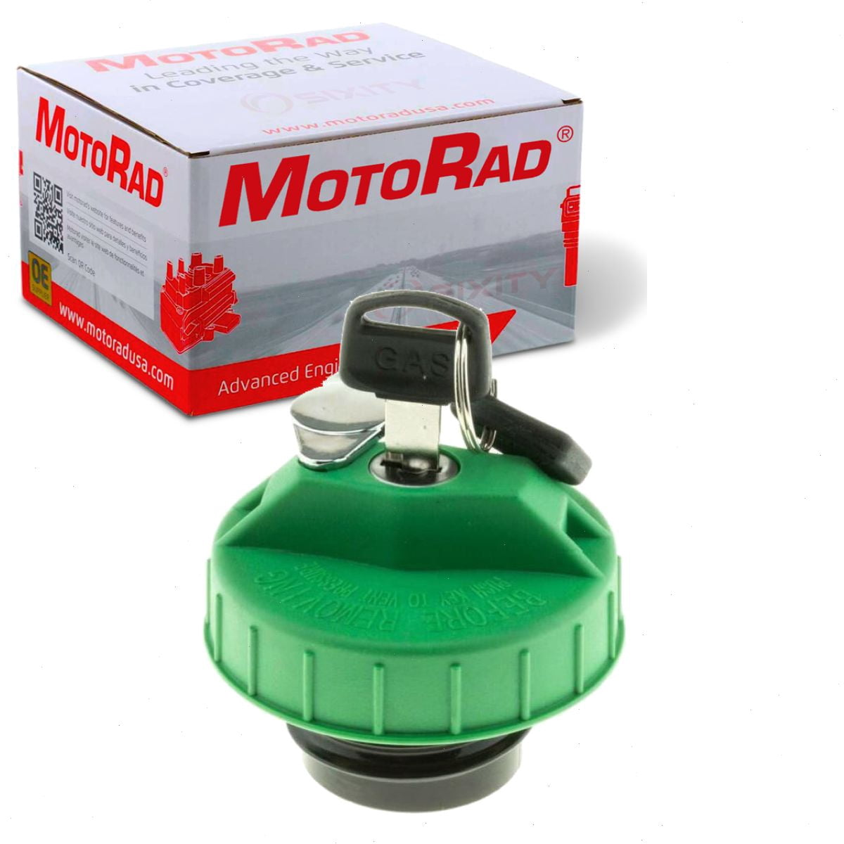 MotoRad Gas Cap compatible with Chevrolet Silverado 2500 HD 6.6L V8 2001-2016