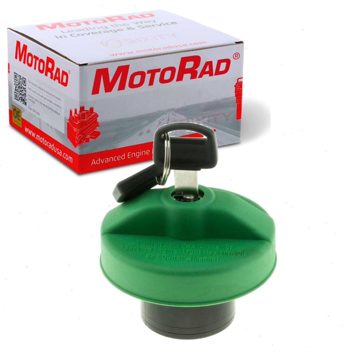 MotoRad Gas Cap compatible with Ford F-350 Super Duty 6.4L 6.7L V8 2009-2016