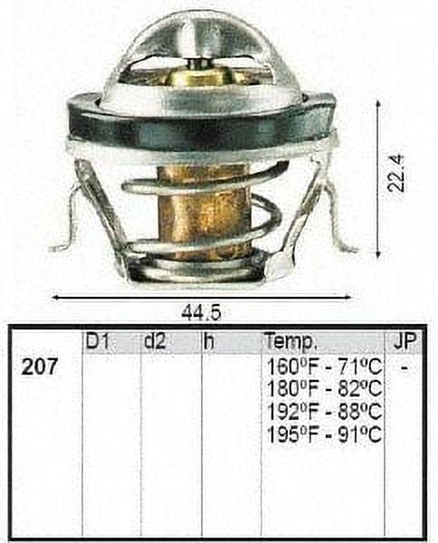 Motorad 420-180 Thermostat – 180 Degrees With Seal, Engine Coolant