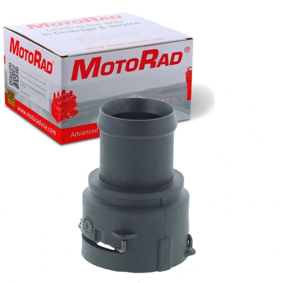 MotoRad Upper Radiator Coolant Hose Connector compatible with Volkswagen Passat CC 2009-2012