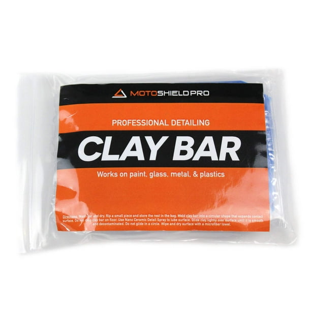 MotoShield Pro Car Detailing Clay Bar (Removes Deep Contaminants) 100g Bar (2-Pack)