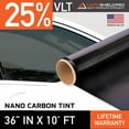 thumbnail image 1 of MotoShield Pro Nano Carbon Window Tint - 36" in x 10' ft Roll + Lifetime Warranty, 1 of 11