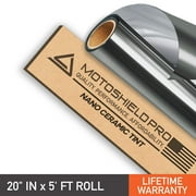MotoShield Pro Nano Ceramic Window Tint - 20 in x 5 ft Roll +