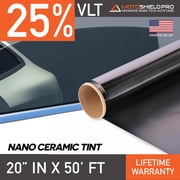MotoShield Pro Nano Ceramic Window Tint - 20 in x 50 ft Roll +