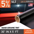 thumbnail image 1 of MotoShield Pro Nano Ceramic Window Tint - 30" in x 5' ft Roll + Lifetime Warranty, 1 of 11