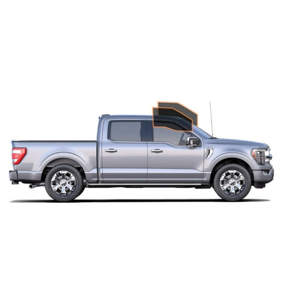 MotoShield Pro Premium Professional 2mil Ceramic Window Tint Film for 2009-2014 Ford F150 4 Door Crew Cab — (Front Driver/Passenger 15%) + Lifetime Warranty