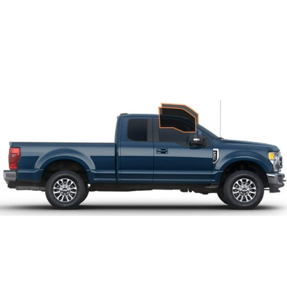 MotoShield Pro Premium Professional 2mil Ceramic Window Tint Film for 2013-2016 Ford F-250 Extended Cab (Front Driver/Passenger 15%) + Lifetime Warranty