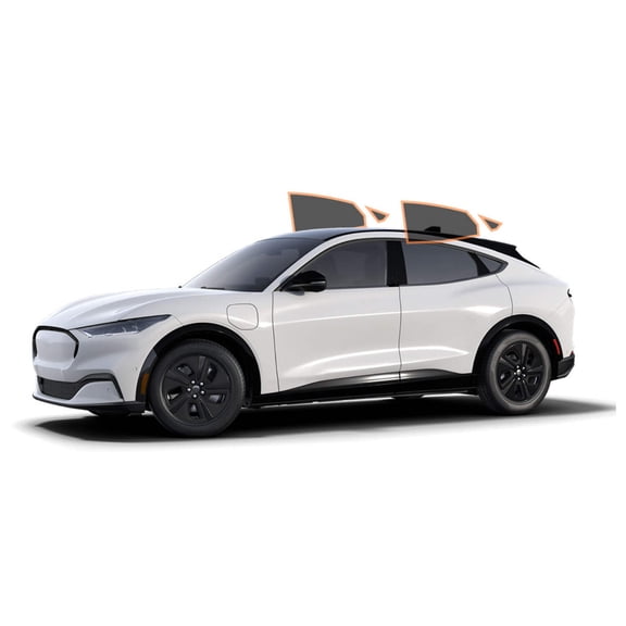 MotoShield Pro Premium Professional 2mil Ceramic Window Tint Film for 2021-2022 Ford Mustang Mach E  (Rear Driver/ Passenger 25%) + Lifetime Warranty