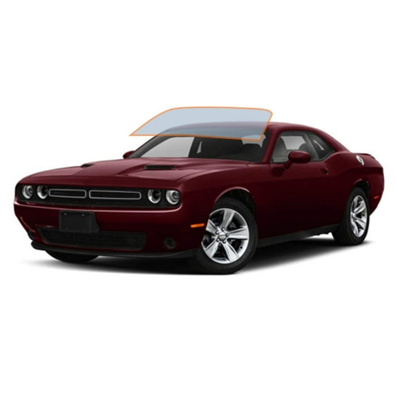 MotoShield Pro Premium Professional 2mil Ceramic Window Tint Film for 2008-2021 Dodge Challenger (Front Windshield 75%) + Lifetime Warranty