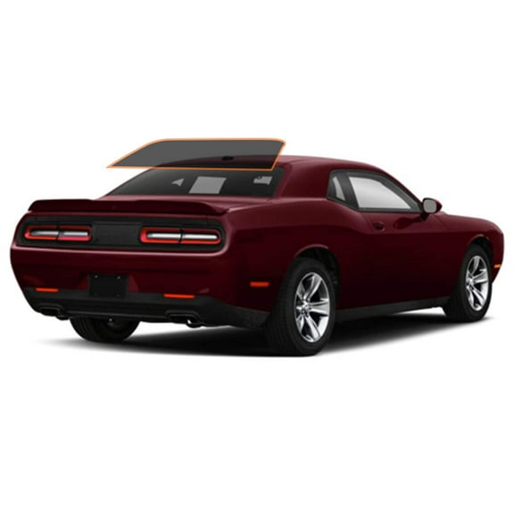 MotoShield Pro Premium Professional 2mil Ceramic Window Tint Film for 2008-2021 Dodge Challenger (Rear Windshield 15%) + Lifetime Warranty