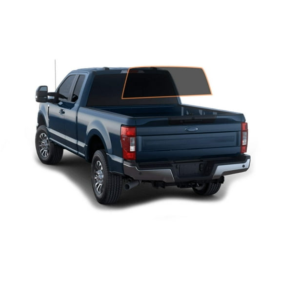 MotoShield Pro Premium Professional 2mil Ceramic Window Tint Film for 2013-2016 Ford F-250 Extended Cab (Rear Windshield 5%) + Lifetime Warranty