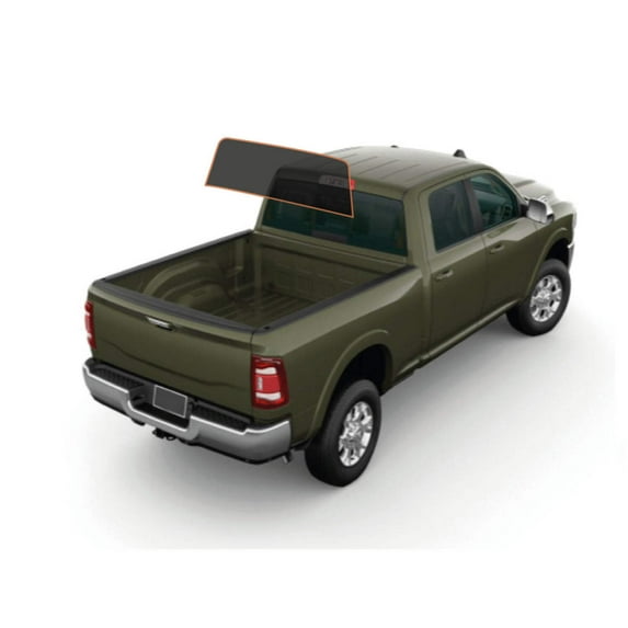 MotoShield Pro Premium Professional 2mil Precut Ceramic Window Tint Film for 2009-2018 Dodge Ram 1500 Quad Cab — (Rear Windshield 25%) + Lifetime Warranty