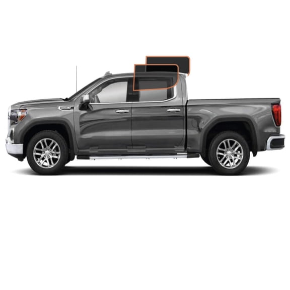 MotoShield Pro Premium Professional 2mil Precut Ceramic Window Tint Film for 2009-2021 Dodge Ram 3500 Crew Cab  (Rear Driver/ Passenger 15%) + Lifetime Warranty