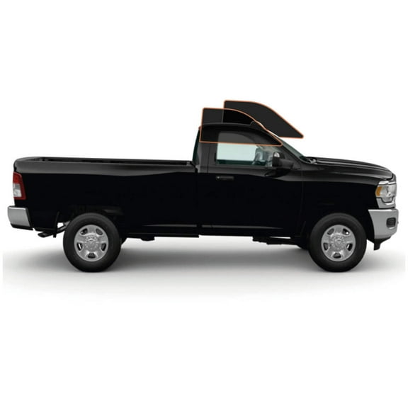 MotoShield Pro Premium Professional 2mil Precut Ceramic Window Tint Film for 2010-2021 Dodge Ram 3500 Standard Cab  (Front Driver/Passenger 25%) + Lifetime Warranty