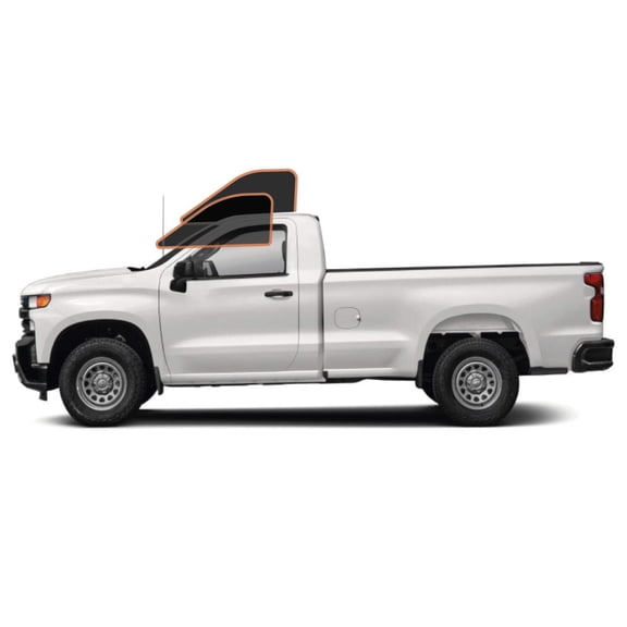 MotoShield Pro Premium Professional 2mil Precut Ceramic Window Tint Film for 2014-2018 Chevrolet Silverado 1500 Standard Cab  (Front Driver/Passenger 35%) + Lifetime Warranty