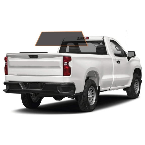 MotoShield Pro Premium Professional 2mil Precut Ceramic Window Tint Film for 2014-2018 Chevrolet Silverado 1500 Standard Cab (Rear Windshield 25%) + Lifetime Warranty