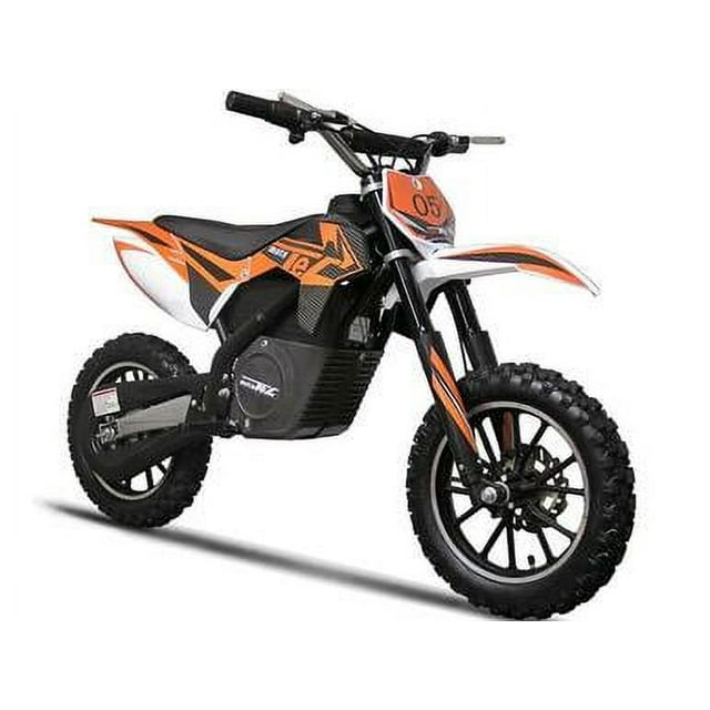 MotoTec 24V Kids Electric Dirt Bike Orange