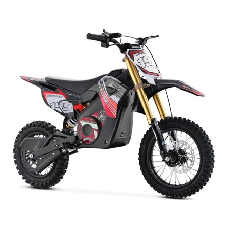 MotoTec 36V Pro Electric 1000W Dirt Bike, Red