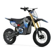 MotoTec 36v Pro Electric 1000W Dirt Bike, Lithium Blue