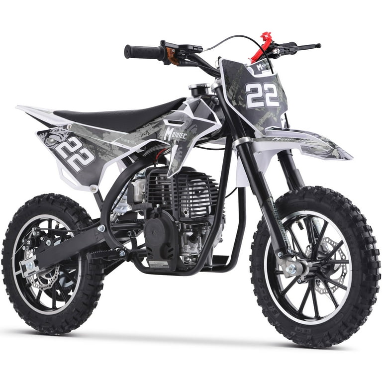 MotoTec 40cc Demon Kids Gas Dirt Bike 4-Stroke Motorcycle Pit Bike