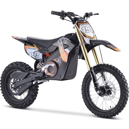 MotoTec 48V Pro Electric1500W Dirt Bike, Orange