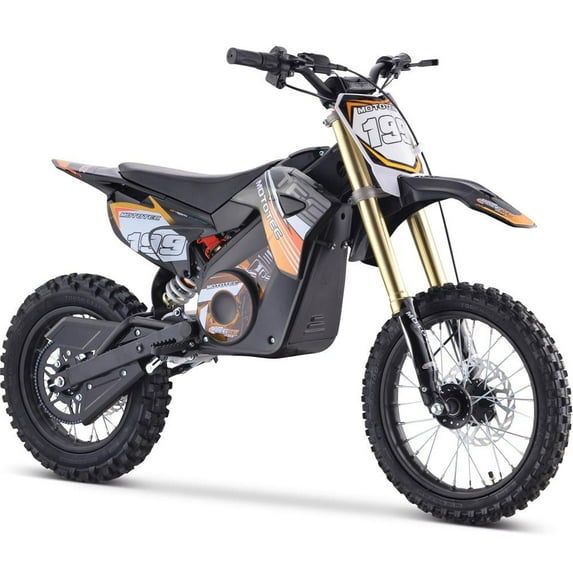 MotoTec 48v Pro Electric Dirt Bike 1800w Lithium Orange