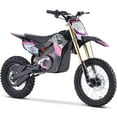 thumbnail image 1 of MotoTec 48v Pro Electric Dirt Bike 1800w Lithium Pink, 1 of 9