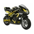 thumbnail image 1 of MotoTec 49cc 2-Stroke Gas Powered Pocket Bike Mini Motorcycle GT Yellow, 1 of 11