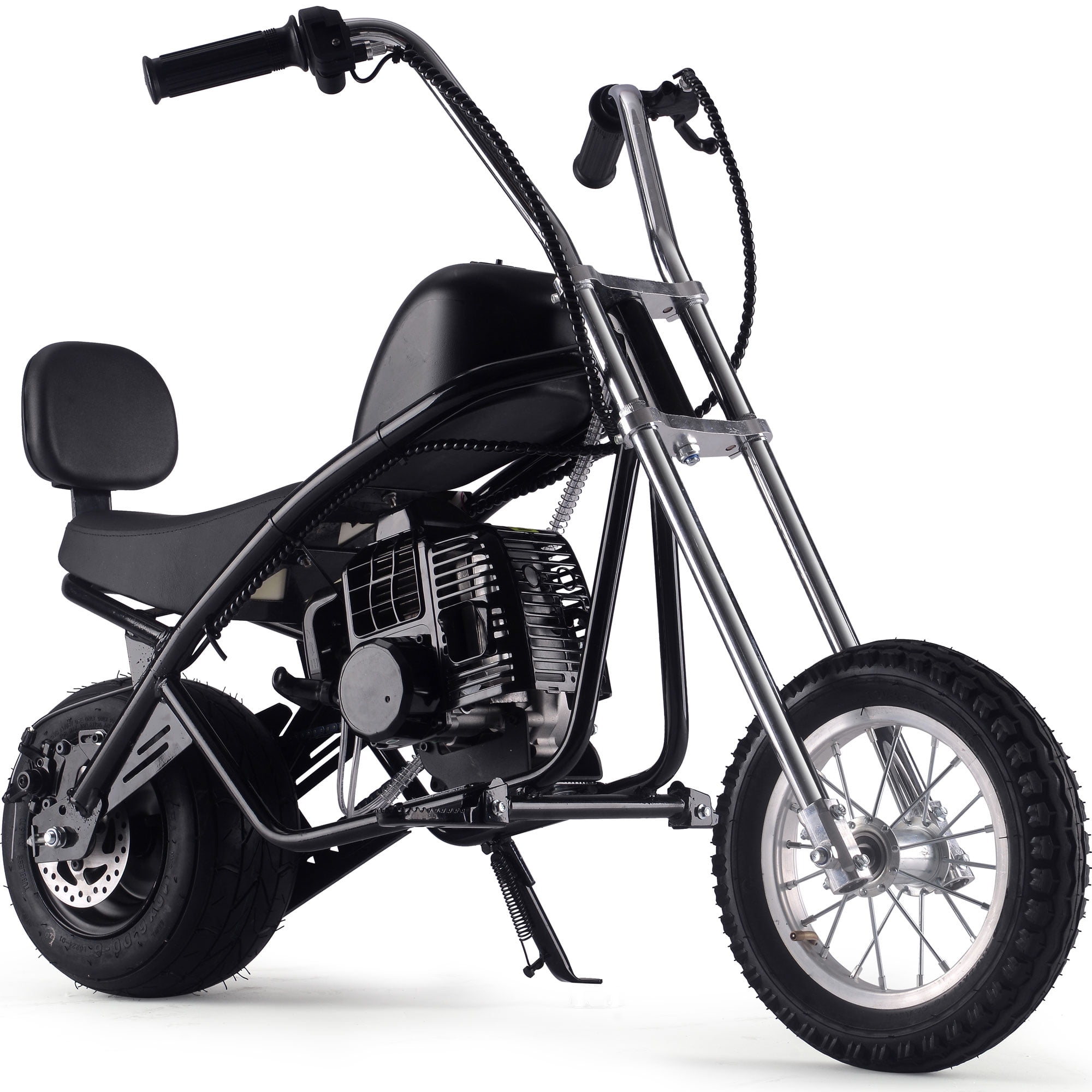 MotoTec 49cc Gas Mini Chopper V2 Black