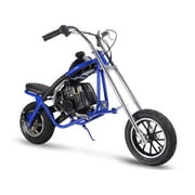 MotoTec 49cc Kids Gas Powered Mini Chopper Blue