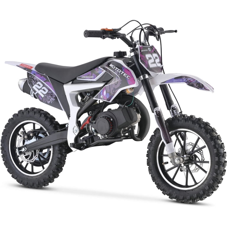 ✳︎4kidsmam✳︎ MotoTec 50cc Demon Kids Gas Dirt Bike 2-Stroke Motorcycle Pit Bike
