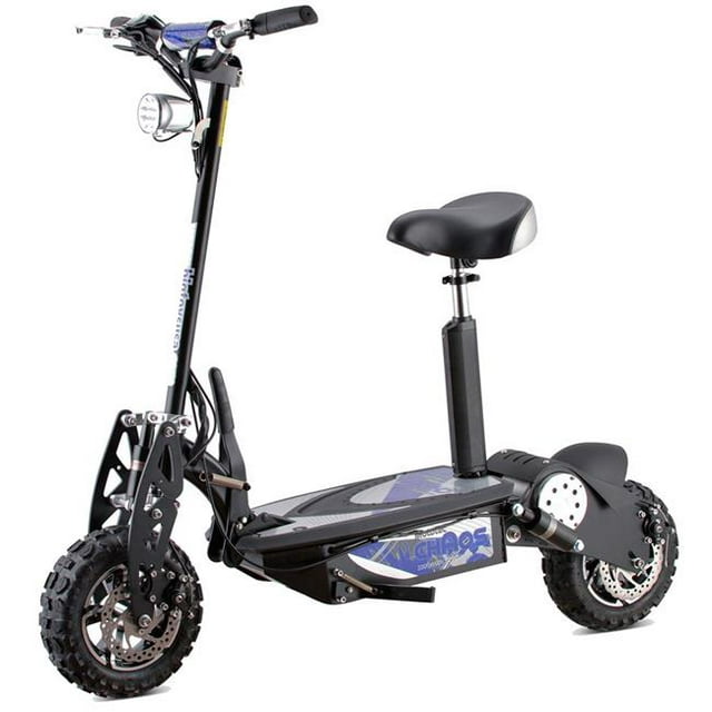 MotoTec Chaos 2000w 60v Lithium Electric Scooter, Black