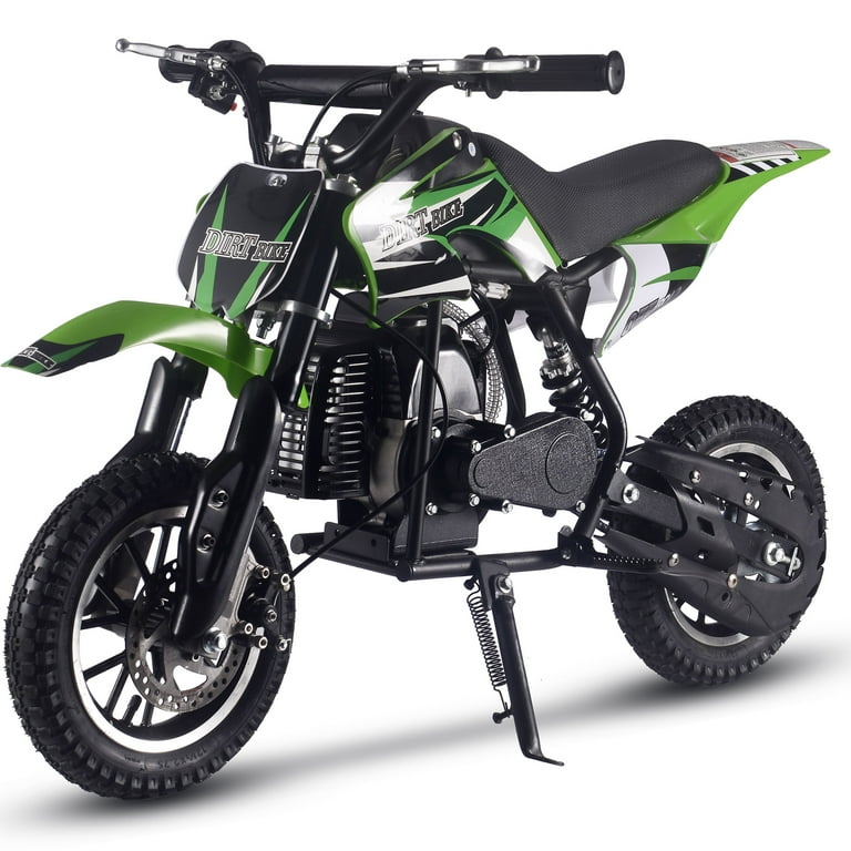 MotoTec DB 01 50cc 2 Stroke Kids Gas Dirt Bike Green