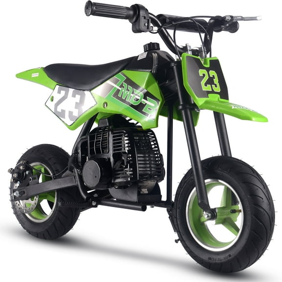 MotoTec DB-02 Gasoline 50cc Dirt Bike for 13+ Years Old - Green