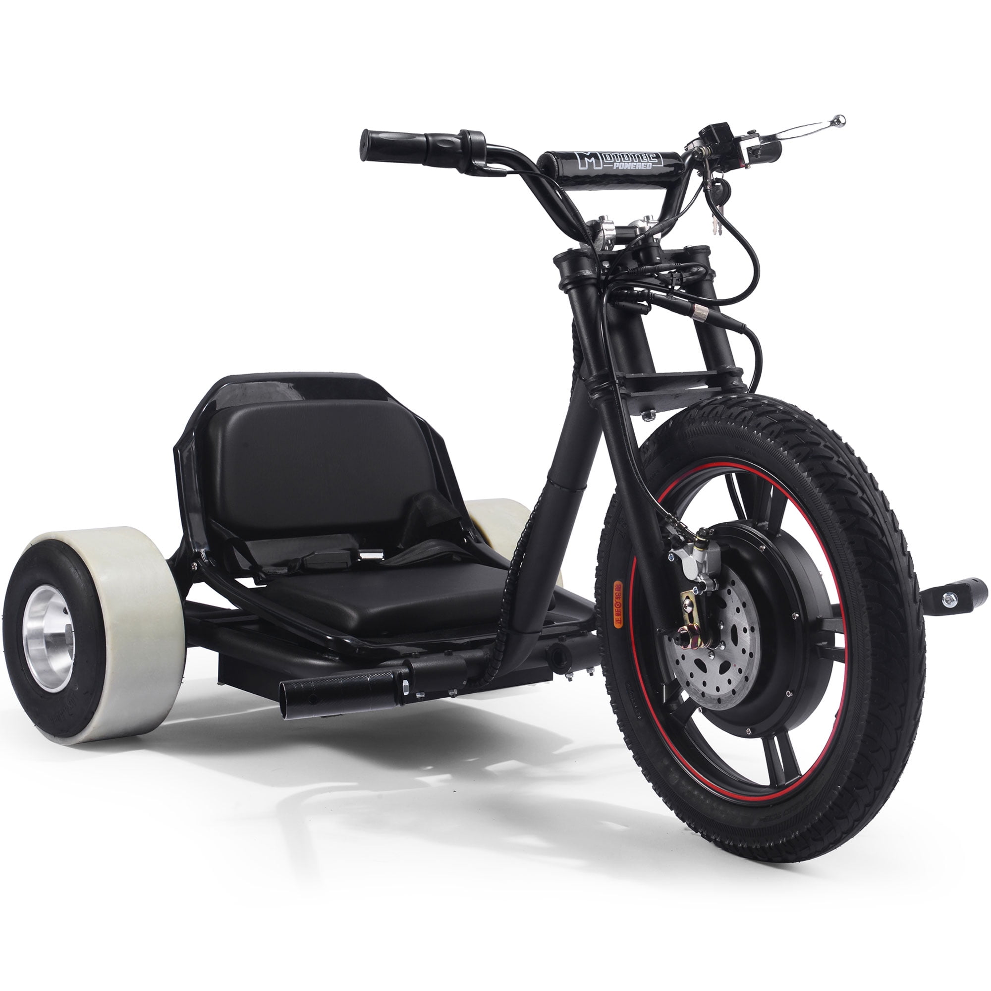 【Rick】 Futra / MS-800Q AlderCTM MotoTec Drifter 48v 800w Electric Trike Lithium - Walmart.com