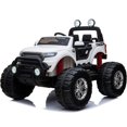 thumbnail image 1 of MotoTec Kids Monster Truck 4x4 12v Ride On White (2.4ghz Remote Control), 1 of 16