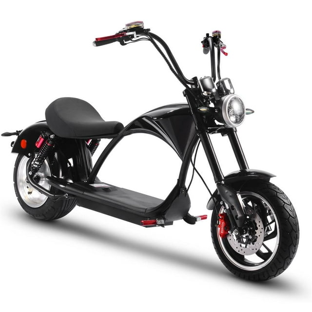 MotoTec Lowboy 60v 20ah 2500w Lithium Cafe Motorcycle Black - Walmart.com