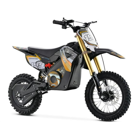 MotoTec 36v 1200w Pro Electric Dirt Bike Lithium Orange